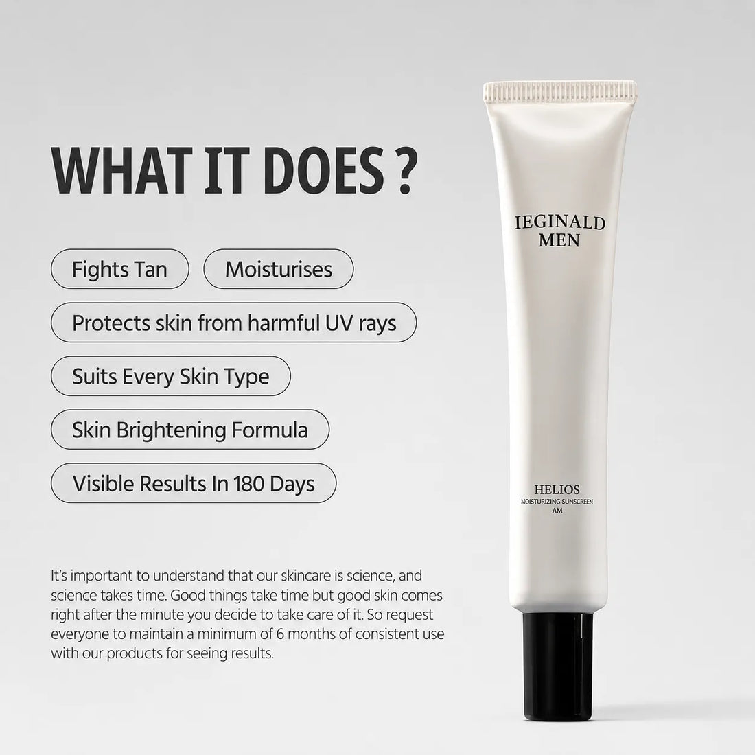 Buy 2 get 1 free - 50 ML Moisturising Sunscreen - SPF 50 PA++++ With 11 Actives For Men