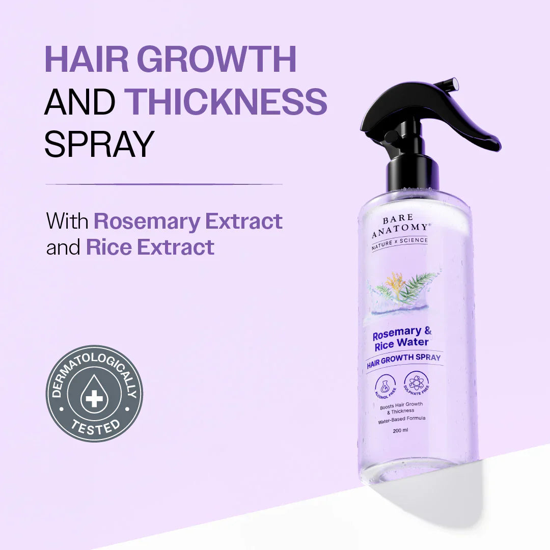 Rosemary &amp; Rice Water Hair Growth Spray - 200 ml